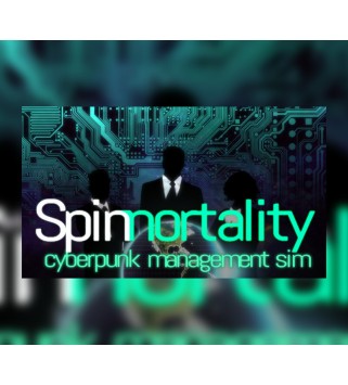 Spinnortality cyberpunk management sim Steam Key GLOBAL